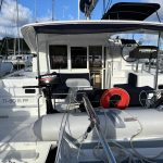 Lagoon 40 catamaran stern access from the dock