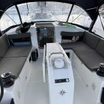 Jeanneau Sun Odyssey 440 sailing yacht deck with side decks and teak finish